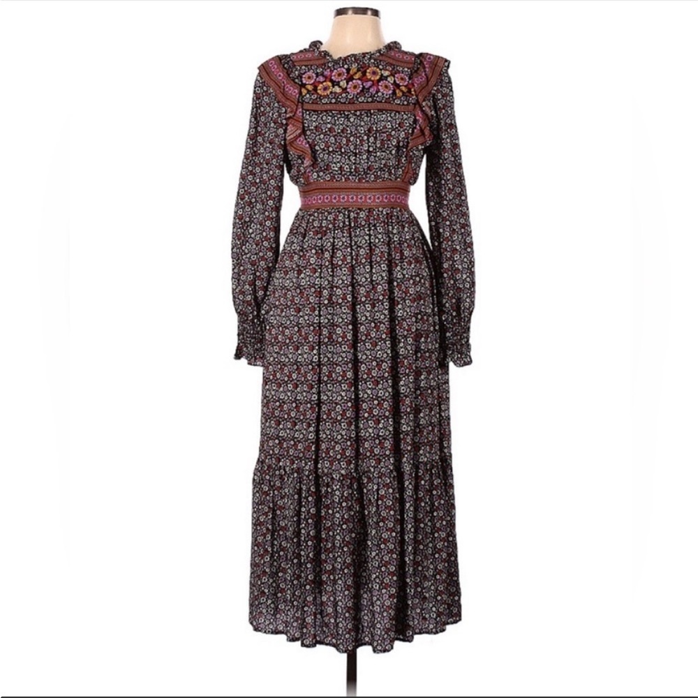 Bohemian Style Floral Maxi Dress 💐